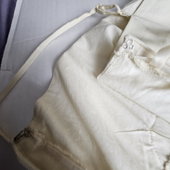 INC INTERNATIONAL CONCEPTS Women Cream Crochet Lace Romactic Top Size 14 - Picture 12 of 13